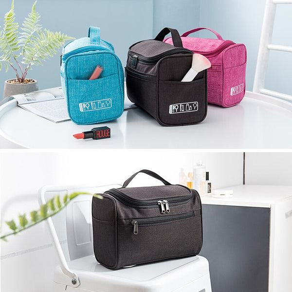 Toiletry Bag Makeup bag Cheap Women Bags Men Large Waterproof Nylon Travel Cosmetic Bag Organizer Case Necessaries Make Up Wash