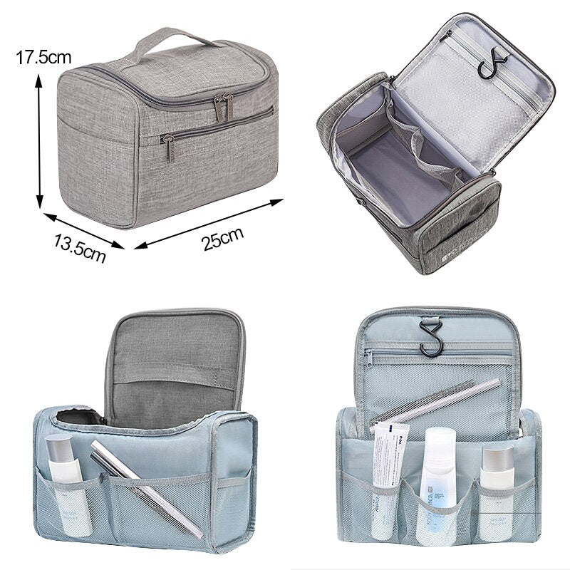 Toiletry Bag Makeup bag Cheap Women Bags Men Large Waterproof Nylon Travel Cosmetic Bag Organizer Case Necessaries Make Up Wash