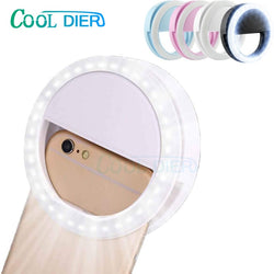 36 LED Selfie Ring Light Portable Flash Universal Phone Enhancing Fill Light 