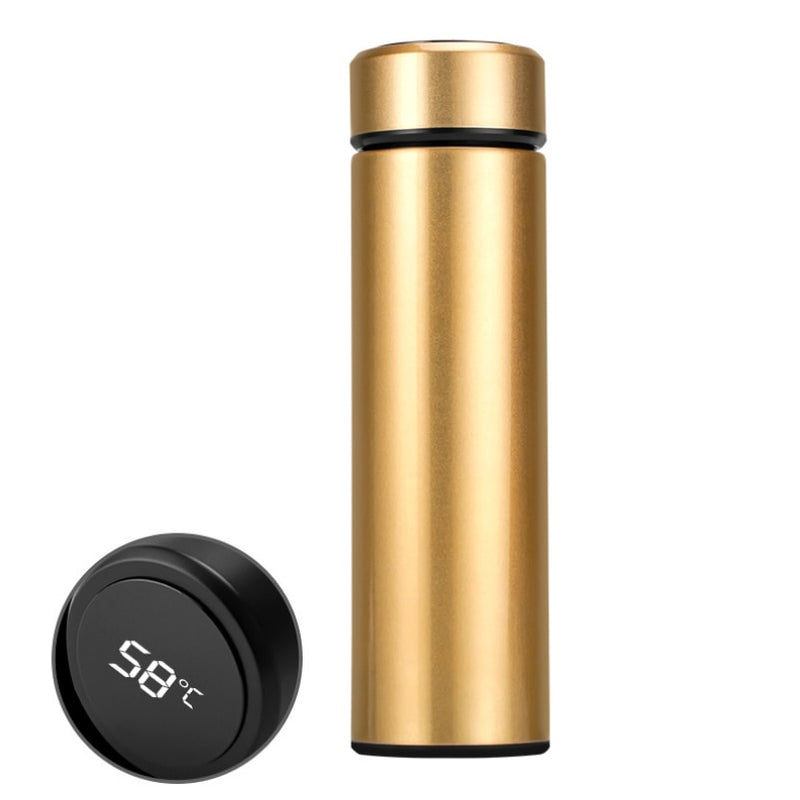 Smart Insulation Cup Water Bottle with Led Digital Temperature Display  Stainless Steel Thermal for Business Gift In-Car Thermos