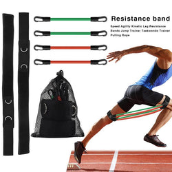 4 Pcs Speed Agility Kinetic Leg Resistance Bands Jump Trainer Taekwondo Trainer Pulling Rope Sports Accessories Resistance Bands