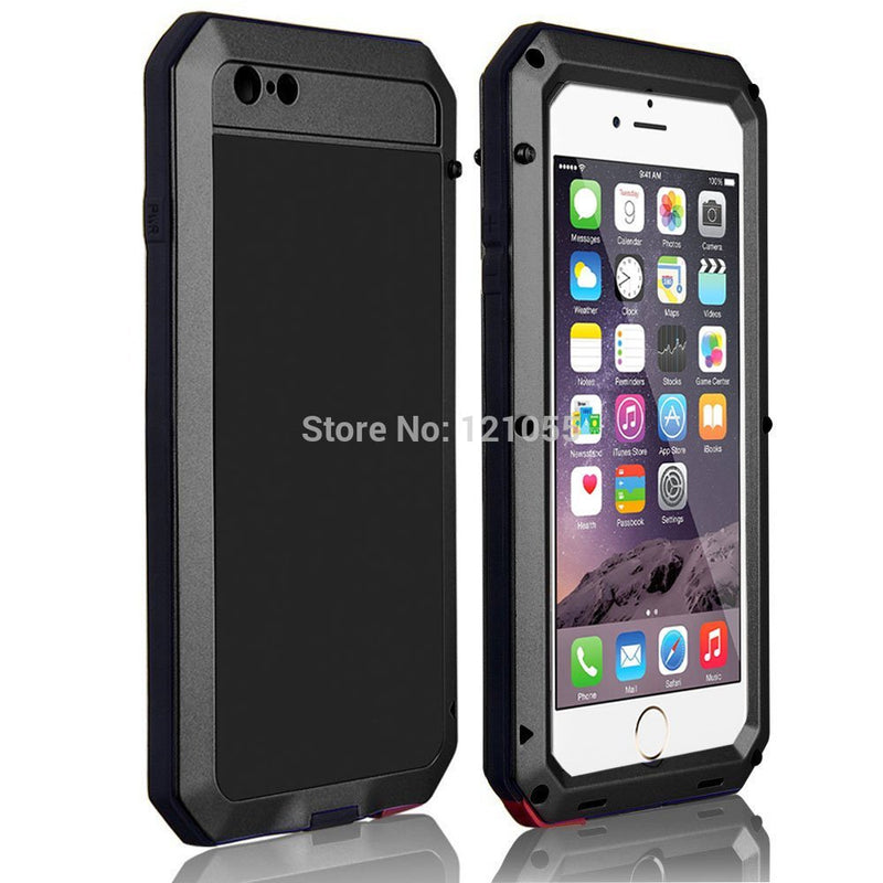 Water Resistant Aluminum Metal Case for IPhone XS max XR X 8 7 6S 6 5S 11 Pro FULL Cover 360 Shock Proof