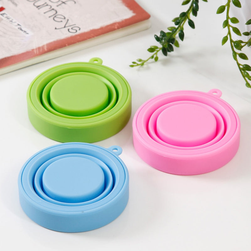 170ML Silicone Travel Cup Retractable Folding Cups Telescopic Collapsible Coffee Cups Outdoor Sport Water Cup