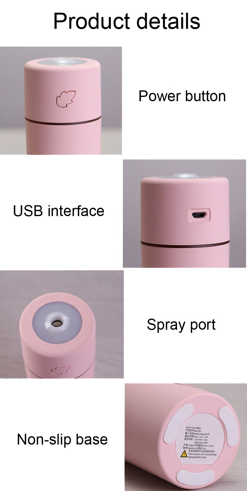 120ml USB Electric Aroma air diffuser Mini USB Air Humidifier Purifier Car Aromatherapy Cool Mist Maker Humidifier for car home