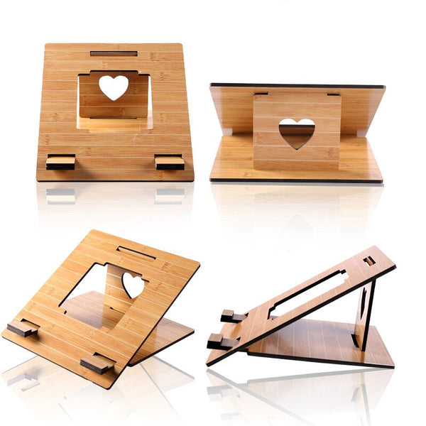 Vmonv detachable Laptop Stand Notebook Desktop Holder For Macbook Notebook Tablet Portable Wooden Laptop Desks Cooling Bracket