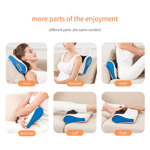 Massager Infrared Heating Neck Shoulder Back Body Electric  Pillow Device Healthy Relaxation