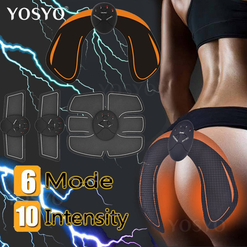 Hip Trainer Muscle Stimulator ABS Fitness Buttocks Butt Lifting Toner Slimming Massager Indoor