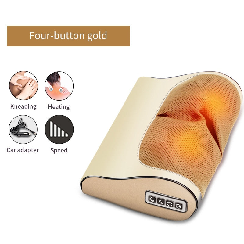 Massager Infrared Heating Neck Shoulder Back Body Electric  Pillow Device Healthy Relaxation