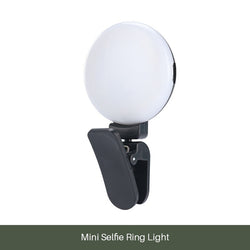 USB Charge LED Selfie Ring Light for iPhone X 8 7 Xs  Lighting Night Darkness Enhancing