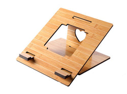 Laptop Stand Notebook Desktop Holder Tablet Portable Wooden Laptop