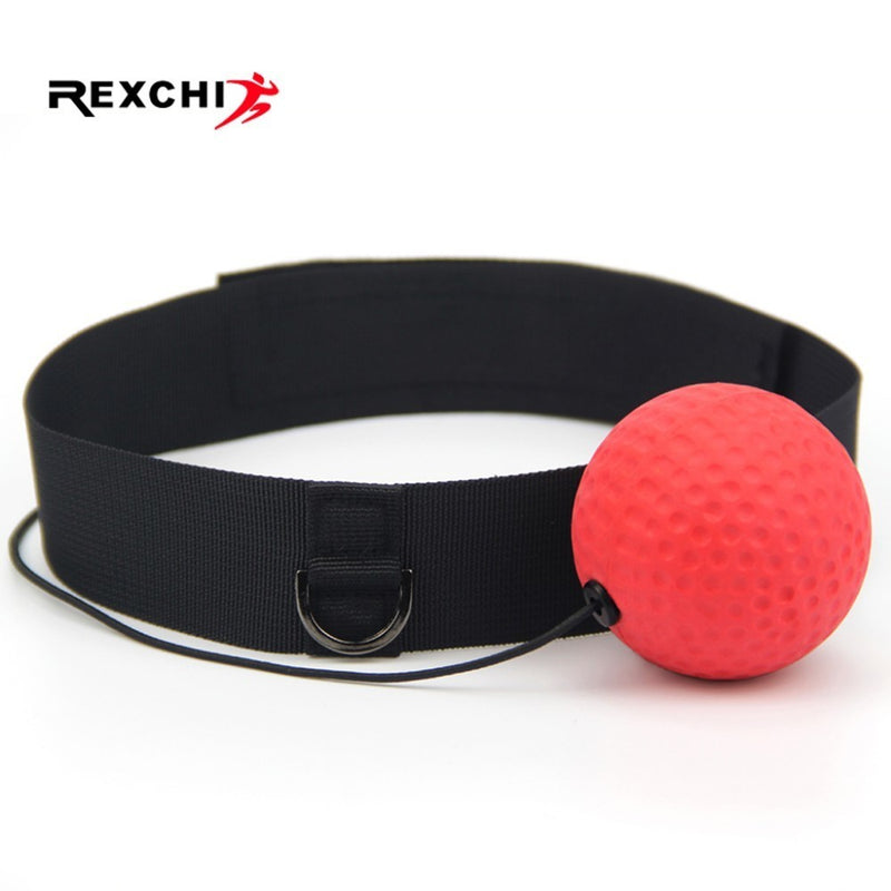 REXCHI Kick Boxing Reflex Ball Head Band Fighting Speed Training Punch Ball Muay Tai MMA Exercise Equipment Sports Accessories