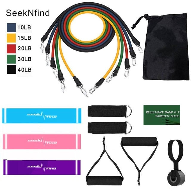 Resistance Bands Set Fitness Band Rubber Tube Bands