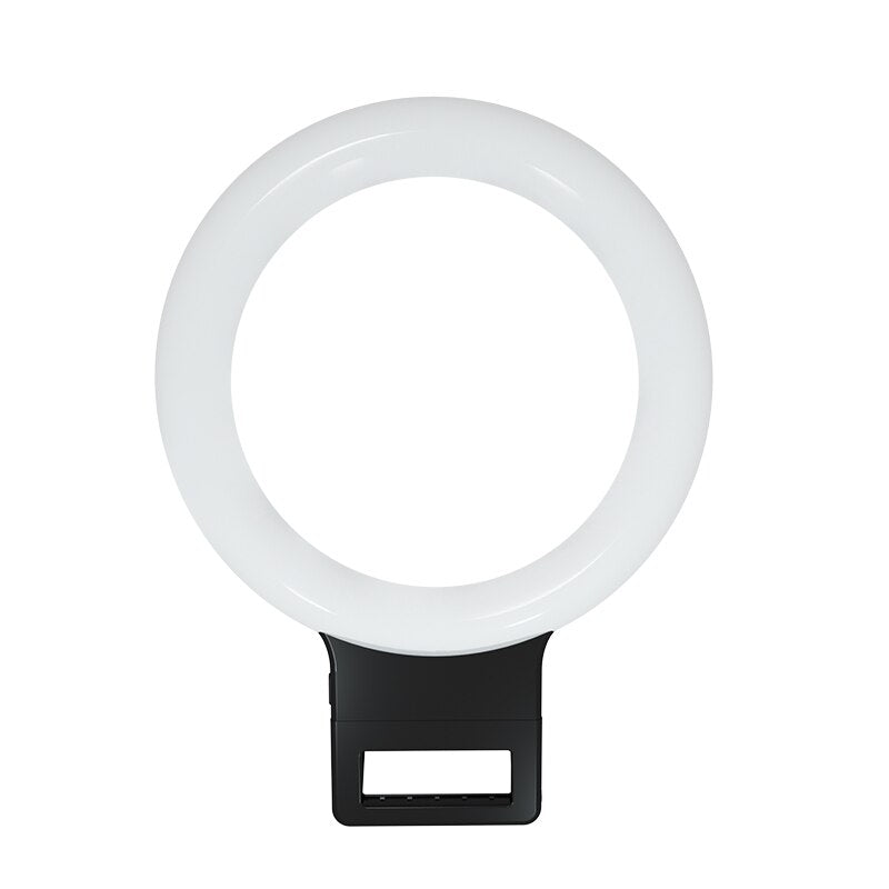 USB Charge LED Selfie Ring Light for iPhone X 8 7 Xs  Lighting Night Darkness Enhancing