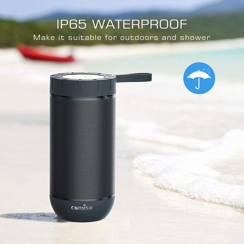  Bluetooth Speaker Wireless Portable Loudspeaker with 12W 360 Stereo Surround Sound System IPX5 Waterproof Speaker Outdoor