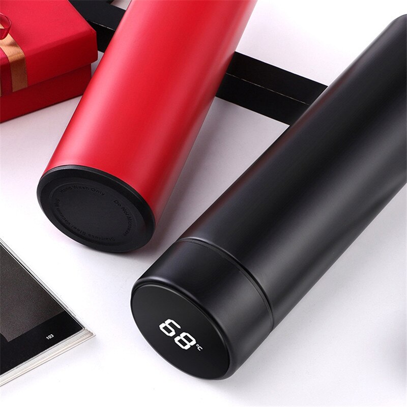 New Fashion Smart Mug Temperature Display Stainless Steel Water Thermal Bottle With LCD Touch Screen Waterproof gift Cup