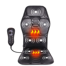 Electric Portable Heating Vibrating Back Massager Car Home Office Lumbar Pain Relief