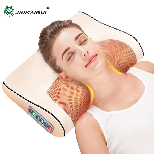 Massager Infrared Heating Neck Shoulder Back Body Electric  Pillow Device Healthy Relaxation