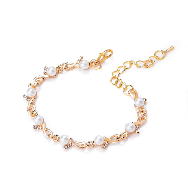 Gold Color Music Notes Bracelet  Zircon Charm Bracelet 24 styles