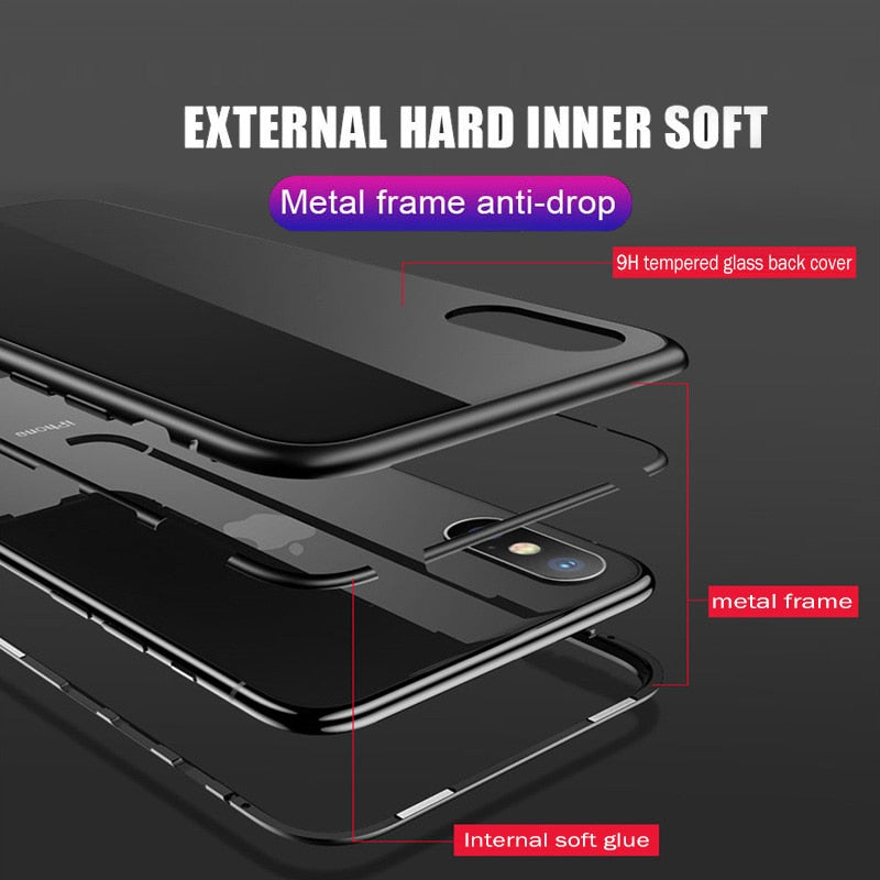 Magnetic Attraction Case For iPhone 11 X Xr Xs Max 6 6s 7 8 Plus Shockproof Case iPhone 11 Pro Max 